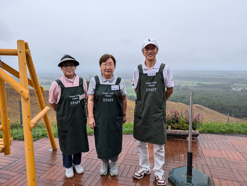 シーニックカフェちゅうるいのボランティアスタッフさん